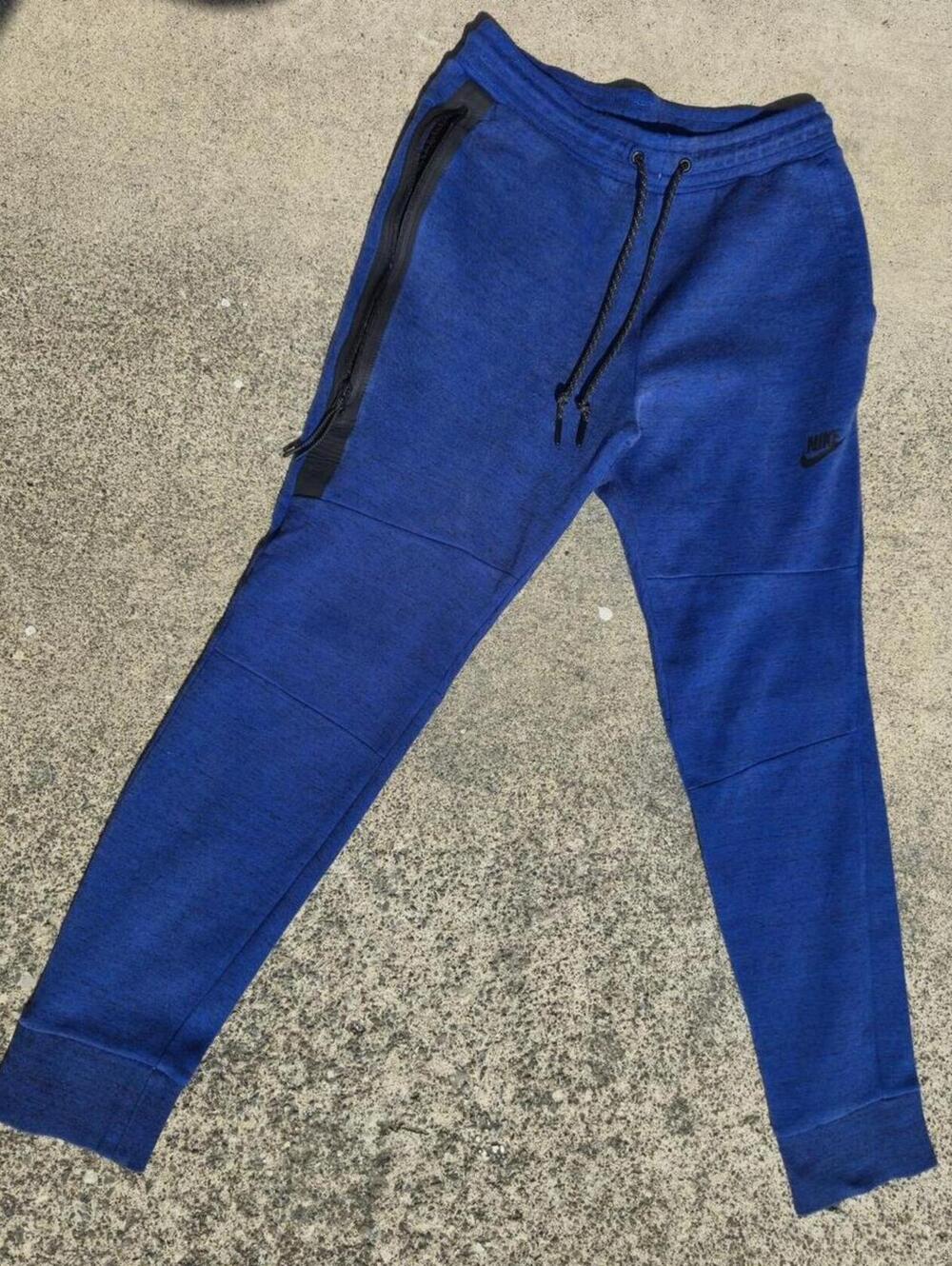 Nike Tech Fleece Dark Blue Joggers Size Small